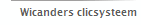 Wicanders clicsysteem